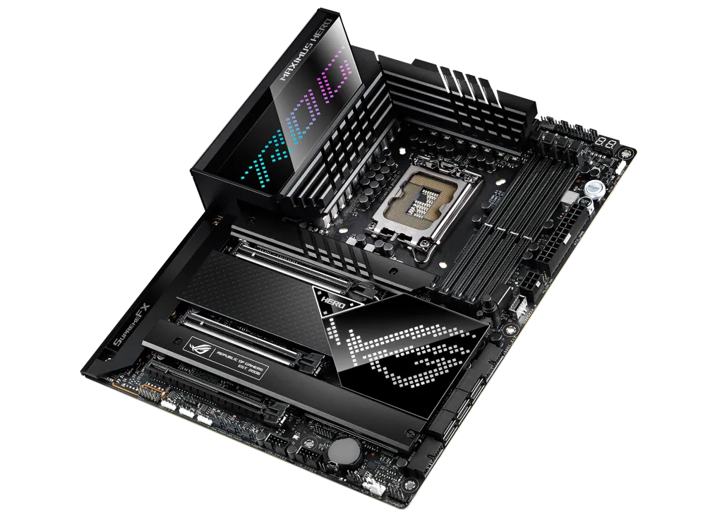 مدار تغذیه قدرتمند VRM مادربرد ROG MAXIMUS Z690 HERO